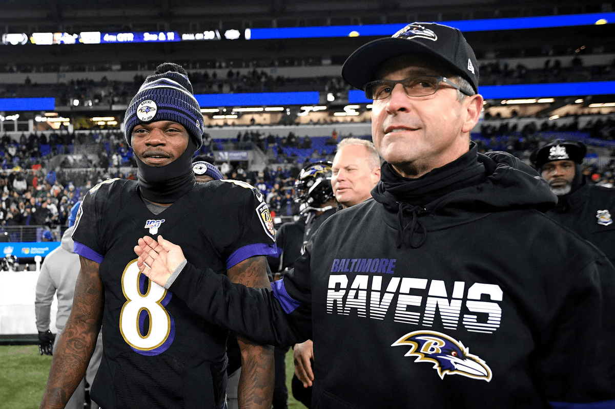 John Harbaugh, Lamar Jackson