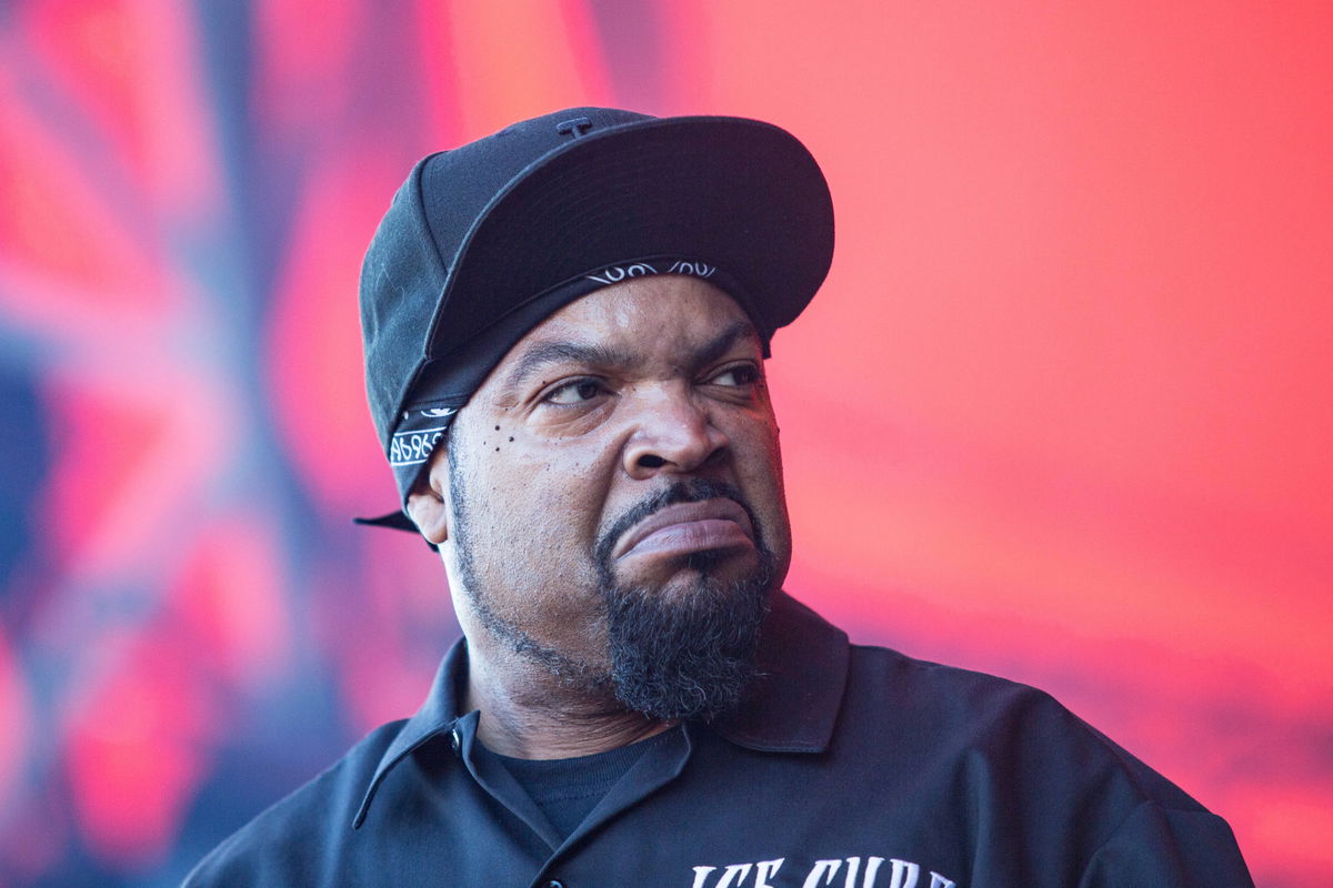 Ice Cube Denmark, Roskilde &#8211; July 1, 2017. The American rapper and lyricist Ice Cube performs a live concert during the