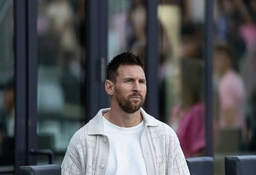 August 16, 2024: Inter Miami forward Lionel Messi arrives at Chase Stadium before his team plays against Toronto FC in a