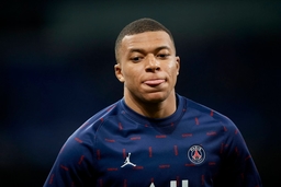 Real Madrid v Paris Saint-Germain: Round Of Sixteen Leg Two &#8211; UEFA Champions League Kylian Mbappe of PSG during the warm