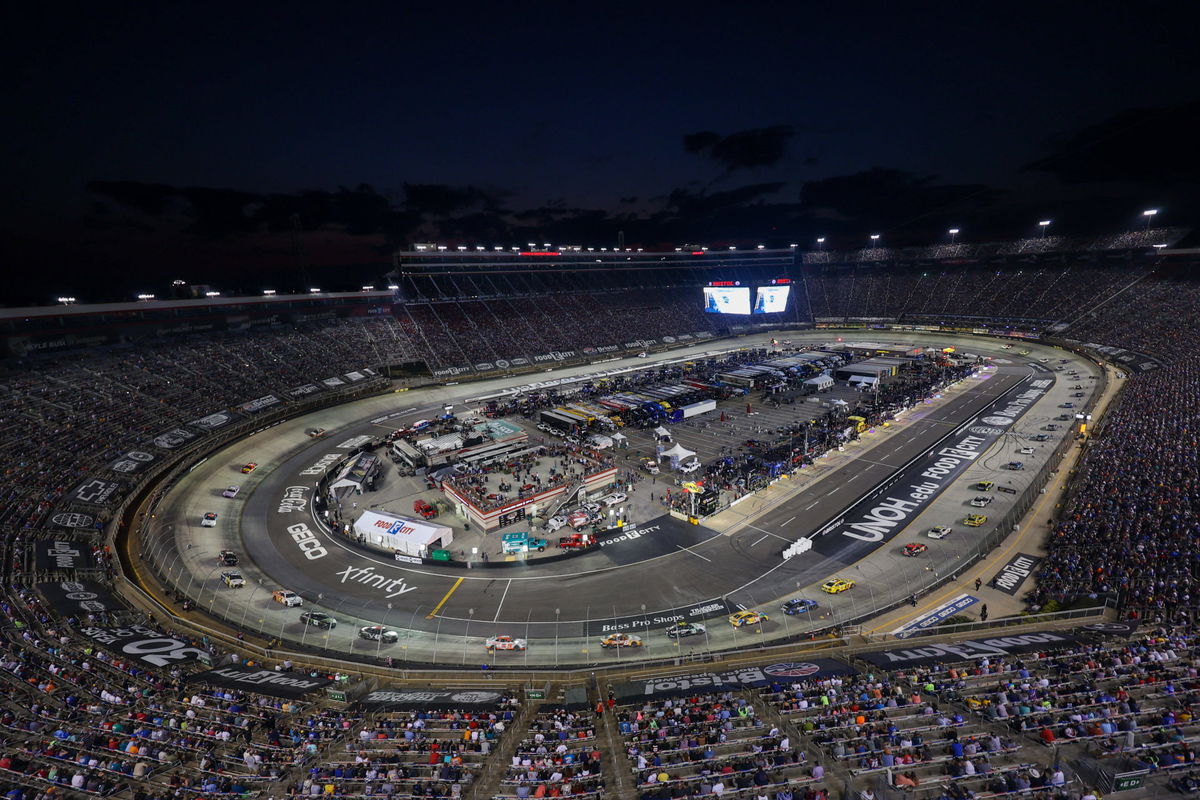NASCAR, Motorsport, USA Bass Pro Shops Night Race, Sep 17, 2022; Bristol, Tennessee, USA; General view during the NASCAR