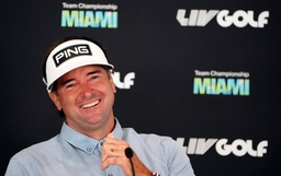 Golf: LIV Golf &#8211; Press conferences Oct 26, 2022; Miami, Florida, USA; Bubba Watson during a press conference, PK, Press