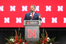 NCAA, College League, USA Football: Matt Rhule press conference, PK, Pressekonferenz Nov 28, 2022; Omaha, Nebraska, US;