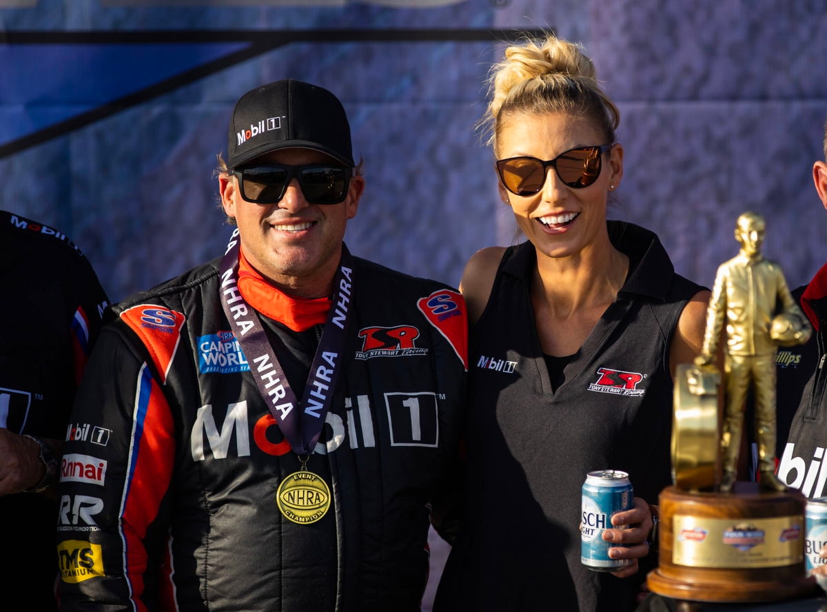 Motorsport, Herren, USA, Dragster Drag Race Vegas Four Wide Nationals Apr 16, 2023; Las Vegas, NV, USA; NHRA top alcohol