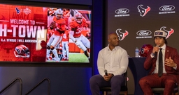 NFL, American Football Herren, USA Houston Texans press conference, PK, Pressekonferenz Apr 28, 2023; Houston, TX, USA;