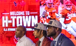 NFL, American Football Herren, USA Houston Texans press conference, PK, Pressekonferenz Apr 28, 2023; Houston, TX, USA;