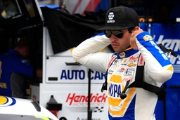 NORTH WILKESBORO, NC &#8211; MAY 19: Chase Elliott ( 9 Hendrick Motorsports NAPA Auto Parts Chevrolet) enters his race car pri