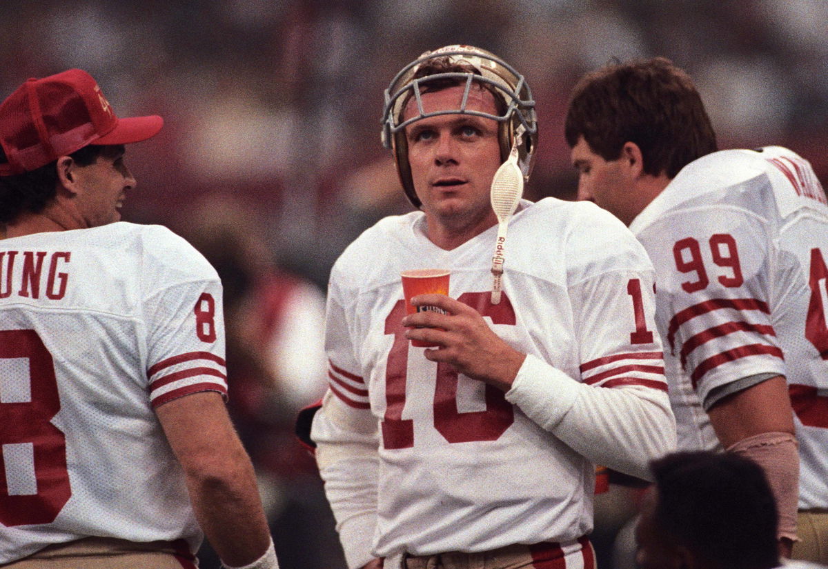 NFL, American Football Herren, USA Super Bowl XXIV Jan 28, 1990; New Orleans, LA, USA; FILE PHOTO; San Francisco 49ers q