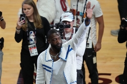 NBA, Basketball Herren, USA Finals-Denver Nuggets at Miami Heat Jun 7, 2023; Miami, Florida, USA; Former Miami Heat play