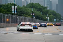 July 2, 2023, Chicago, Illinois, USA: NASCAR, Motorsport, USA Cup Driver, AJ ALLMENDINGER (16) races for position for th