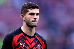 Ac Milan &#8211; Newcastle United Fc Christian Pulisic of Ac Milan during warm up before during the UEFA Champions League matc
