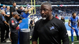 Syndication: Detroit Free Press Detroit Lions defensive coordinator Aaron Glenn walks off the field after 20-6 win over