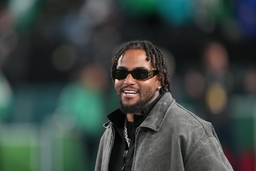 PHILADELPHIA, PA &#8211; OCTOBER 22: Retired receiver DeSean Jackson looks on during the game between the Miami Dolphins and t