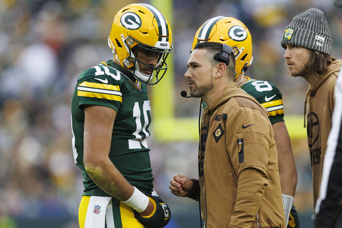 NFL, American Football Herren, USA Los Angeles Rams at Green Bay Packers Nov 5, 2023; Green Bay, Wisconsin, USA; Green B