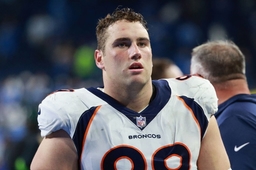 Denver Broncos vs Detroit Lions Denver Broncos defensive end Zach Allen (99) walks off the field after the conclusion of