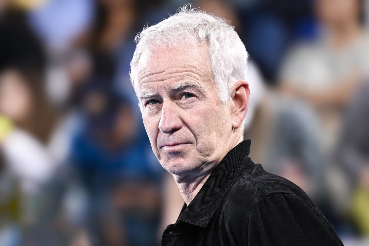 2024 Australian Open &#8211; John McEnroe American former tennis player John McEnroe during the Australian Open AO 2024 Grand