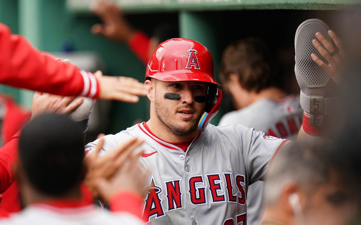 MLB, Baseball Herren, USA Los Angeles Angels at Boston Red Sox Apr 14, 2024; Boston, Massachusetts, USA; Los Angeles Ang
