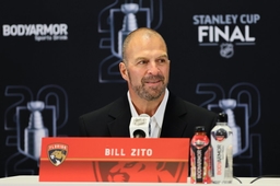 NHL, Eishockey Herren, USA Stanley Cup Final &#8211; Media Day Jun 7, 2024; Sunrise, Florida, USA; Florida Panthers general ma