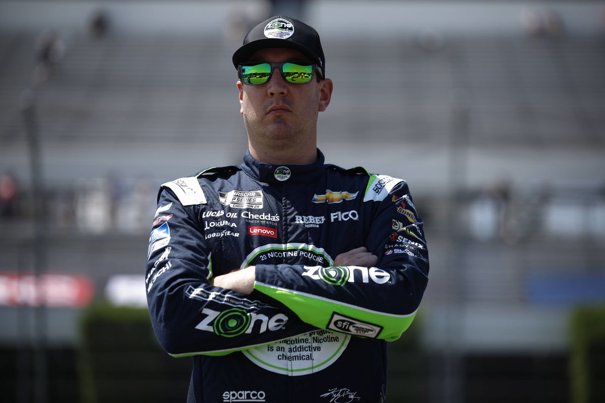 July 13, 2024, Long Pond, Pa, USA: Kyle Busch gets ready to practice for the The Great American Getaway 400 Presented by