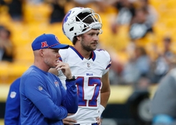 NFL, American Football Herren, USA Buffalo Bills at Pittsburgh Steelers Aug 17, 2024; Pittsburgh, Pennsylvania, USA; Buf