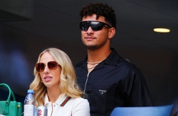 Brittany and Patrick Mahomes attend the men s final US Open Championships 2024, Day Fourteen, Flushing Meadows, New York