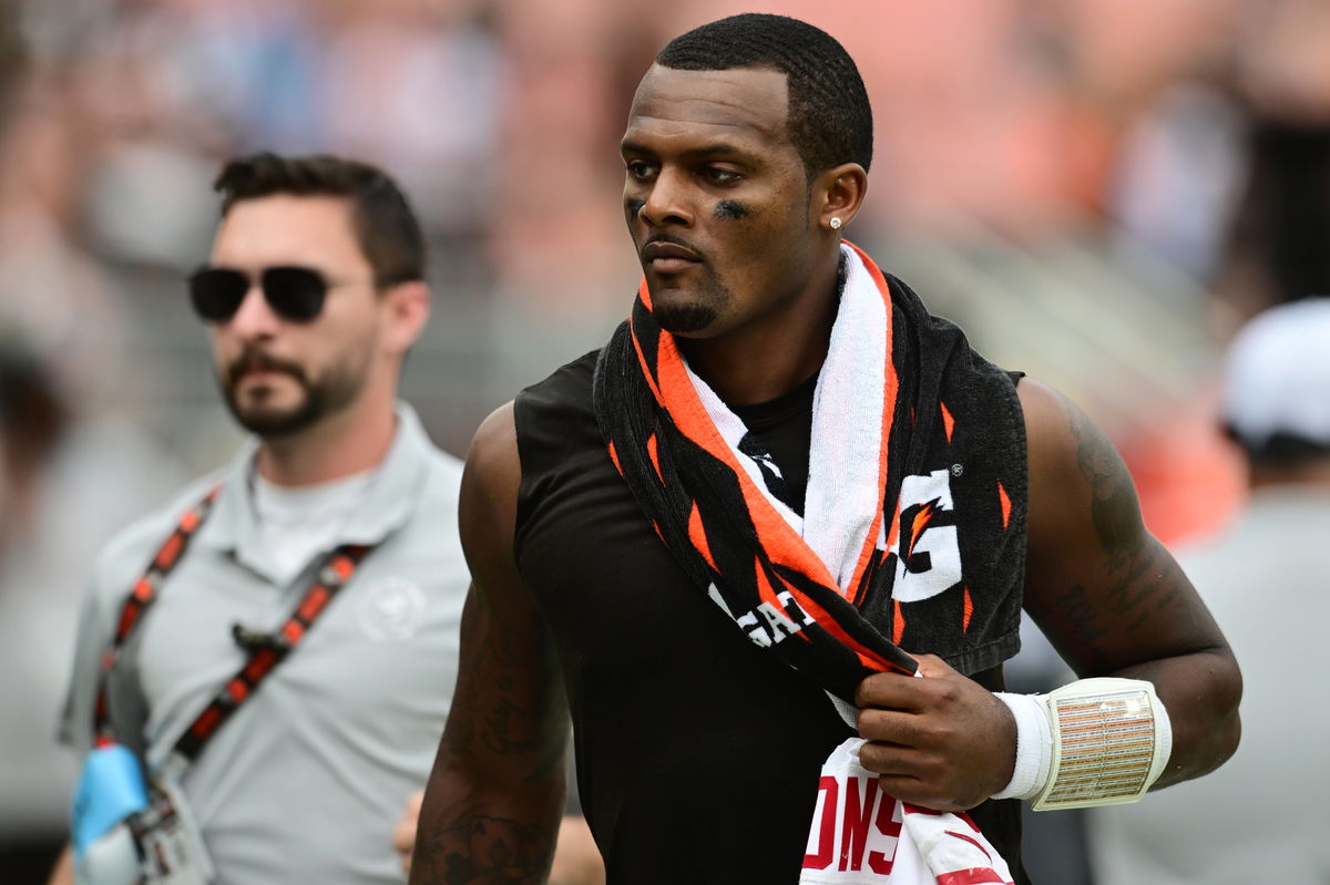 NFL, American Football Herren, USA New York Giants at Cleveland Browns Sep 22, 2024; Cleveland, Ohio, USA; Cleveland Bro