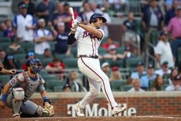 MLB, Baseball Herren, USA Game Two-New York Mets at Atlanta Braves Sep 30, 2024; Atlanta, Georgia, USA; Atlanta Braves f