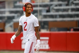NCAA, College League, USA Football 2024: Alabama vs Wisconsin SEP 14 September 14, 2024: Alabama Crimson Tide wide recei