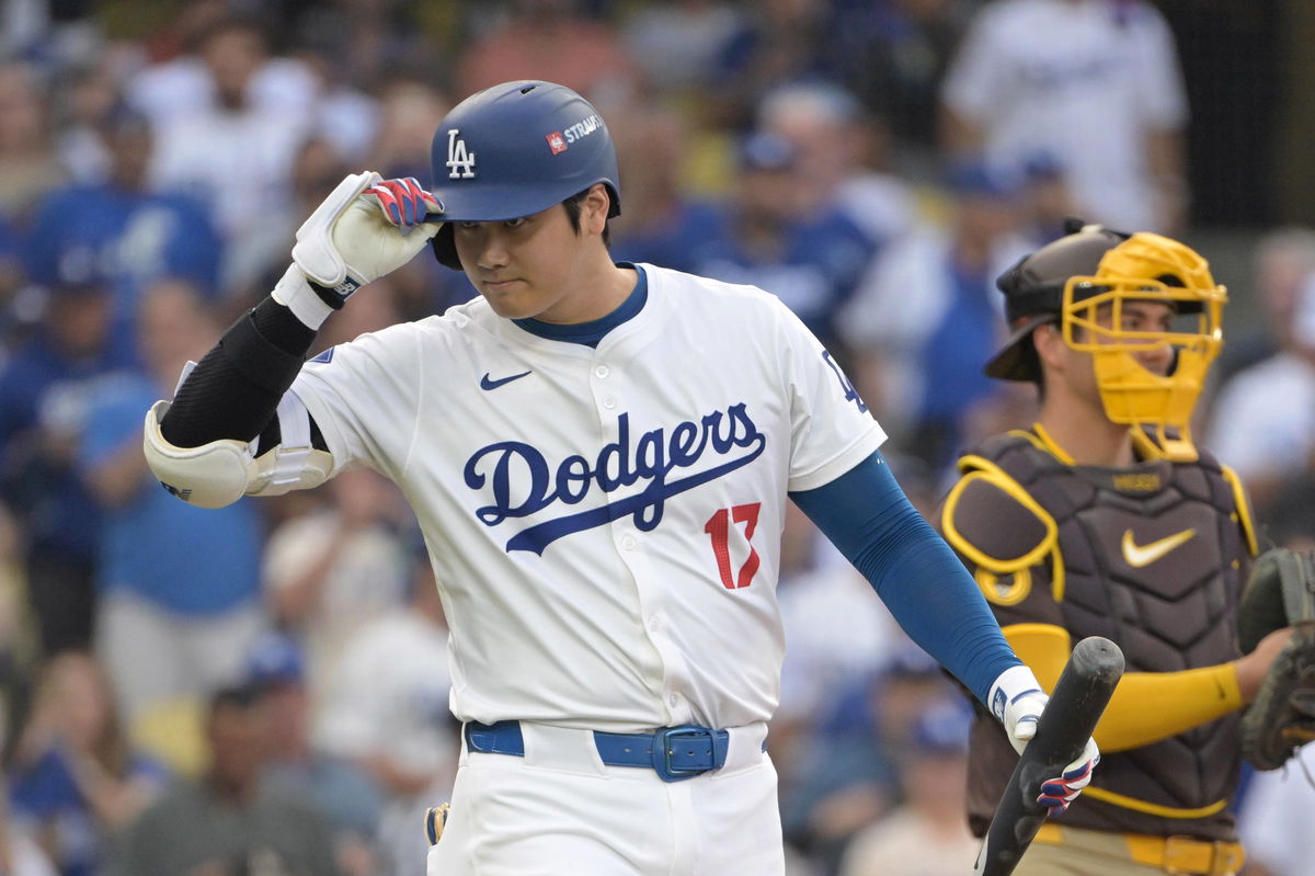 MLB, Baseball Herren, USA NLDS-San Diego Padres at Los Angeles Dodgers Oct 11, 2024; Los Angeles, California, USA; Los A