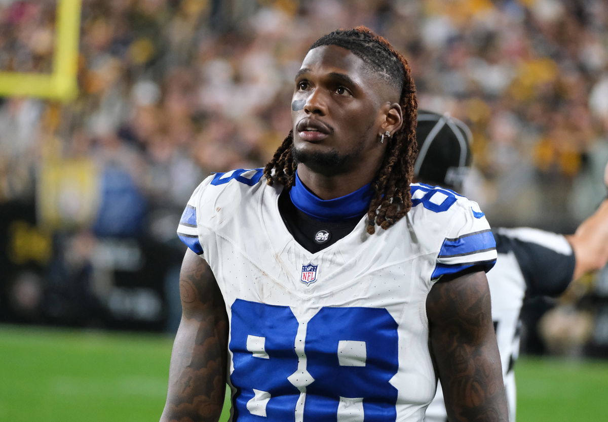 October 7, 2024, Pittsburgh, Pa, USA: October 6, 2024: CeeDee Lamb 88 during the Steelers vs Cowboys game in Pittsburgh,