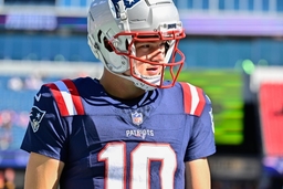 NFL, American Football Herren, USA 2024: Jets vs Patriots OCT 27 October 27, 2024: New England Patriots quarterback Drak