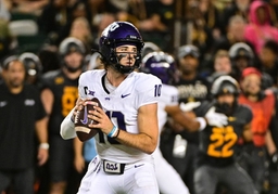 NCAA, College League, USA Football 2024: TCU vs Baylor NOV 2 November 2 2024: TCU Horned Frogs quarterback Josh Hoover (