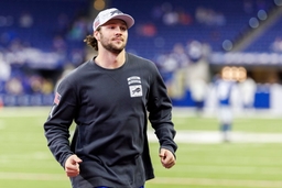 NFL, American Football Herren, USA 2024: Bills vs Colts NOV 10 November 10, 2024: Buffalo Bills quarterback Josh Allen (