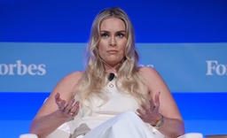 NY: Forbes Iconoclast Summit Lindsey Vonn, Olympic Champion, Entrepreneur and Founder, Lindsey Vonn Foundation, speaks a