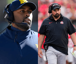 Ryan Day and Sherrone Moore