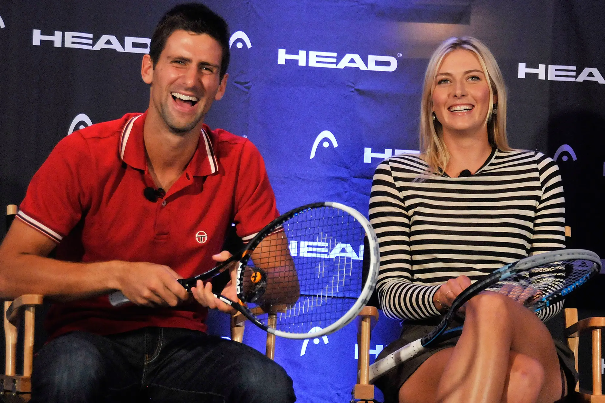 I Hit You In The B***S' – Maria Sharapova Whimsically Mocks Novak Djokovic  About How She Helped Him Win Grand Slams.