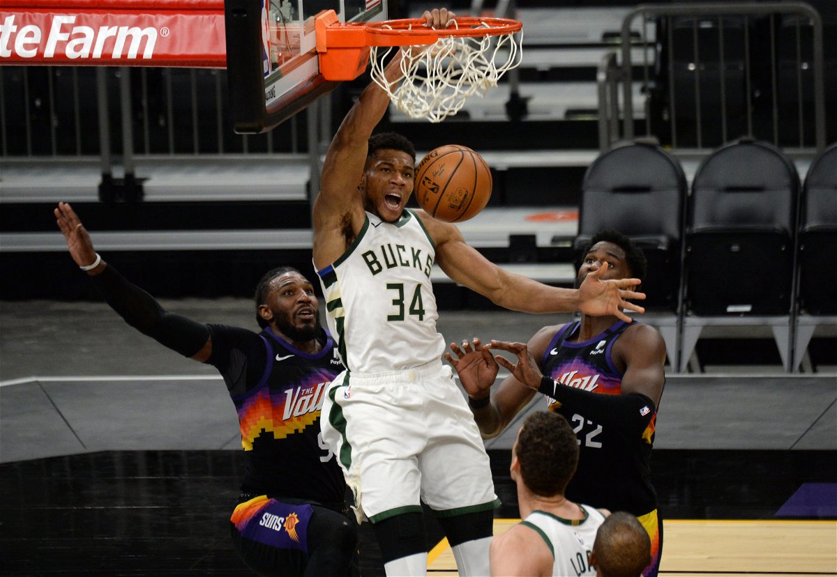 Giannis Antetokounmpo Joins Moses Malone Karl Malone With This Incredible Record Essentiallysports