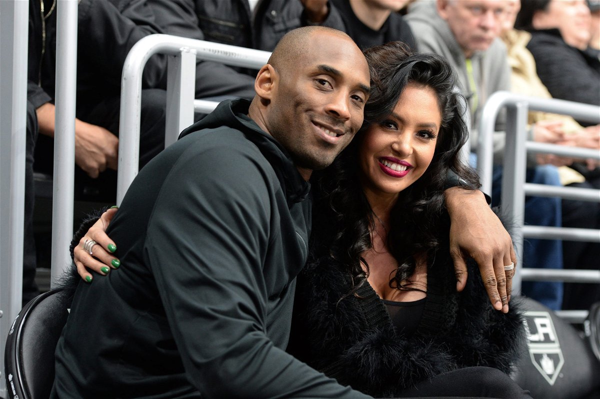 Loni Love on X: Lakers legend Kobe Bryant honored at NBA's 75th  anniversary team halftime celebration & represented by his wife Vanessa  Bryant .. we love you V!!!  / X