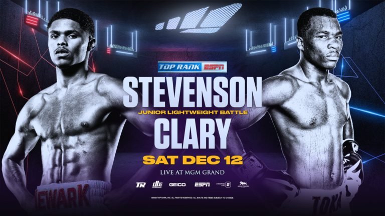 Watch Shakur Stevenson vs. Toka Kahn Clary 2020 12/12/20